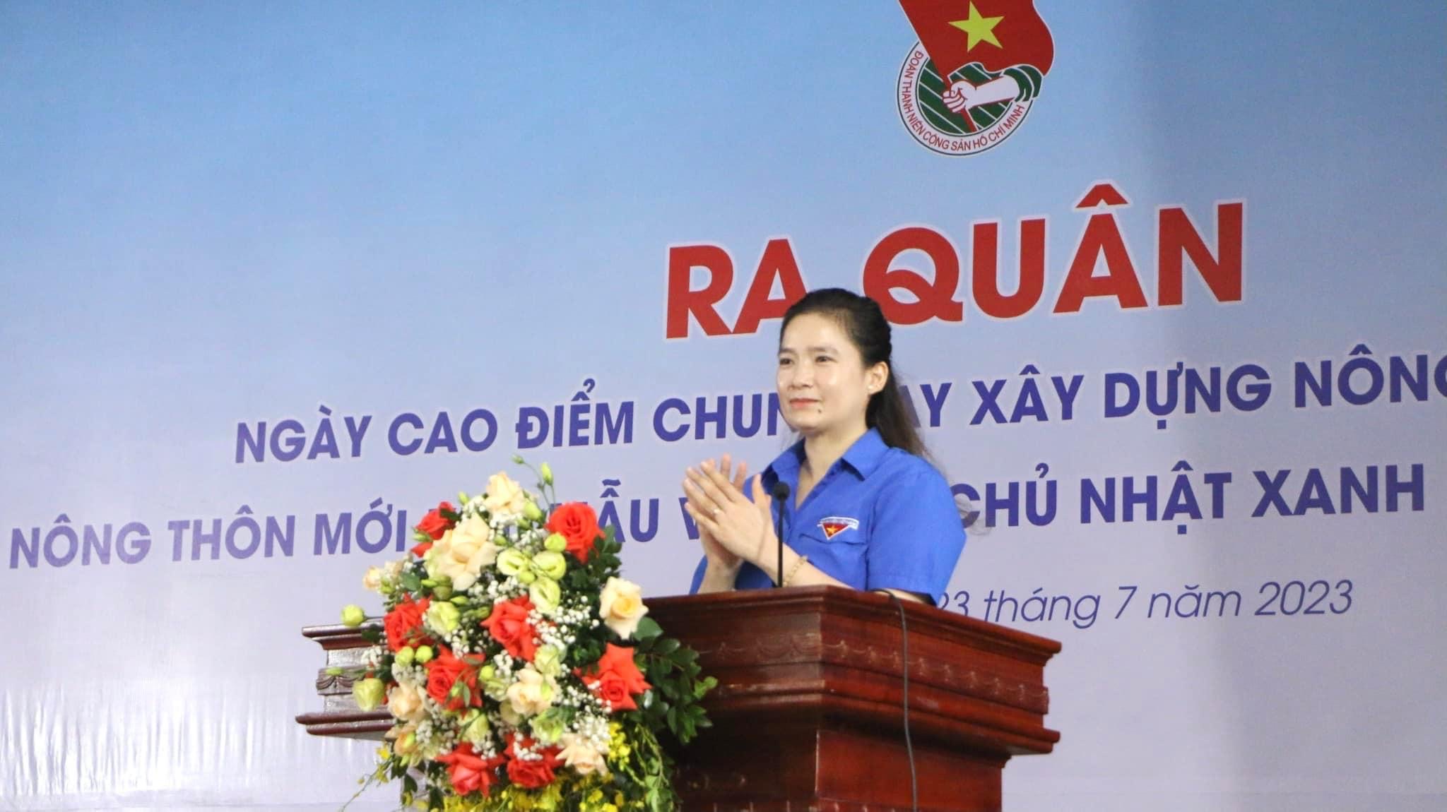 HUYỆN ĐOÀN THUỶ NGUYÊN ĐĂNG CAI TỔ CHỨC CHƯƠNG TRÌNH RA QUÂN NGÀY CAO ĐIỂM TUỔI TRẺ HẢI PHÒNG CHUNG TAY XÂY DỰNG NÔNG THÔN MỚI, NÔNG THÔN MỚI KIỂU MẪU VÀ NGÀY CHỦ NHẬT XANH LẦN III, NĂM 2023